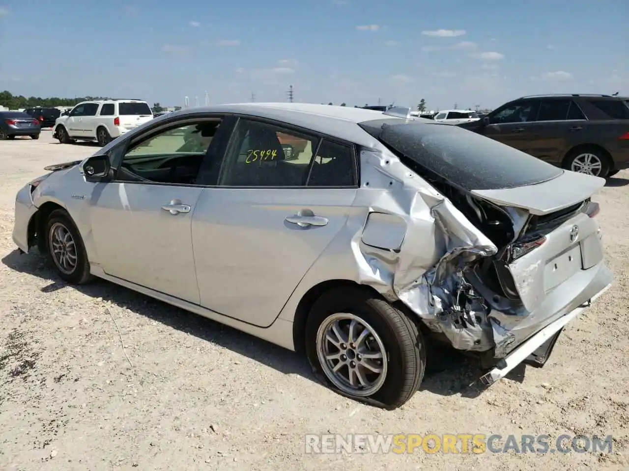 3 Photograph of a damaged car JTDKAMFU1N3160773 TOYOTA PRIUS NIGH 2022