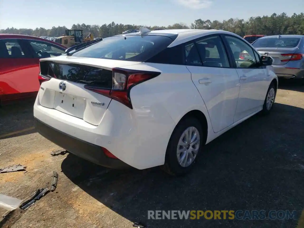 4 Photograph of a damaged car JTDKAMFU1N3163107 TOYOTA PRIUS NIGH 2022