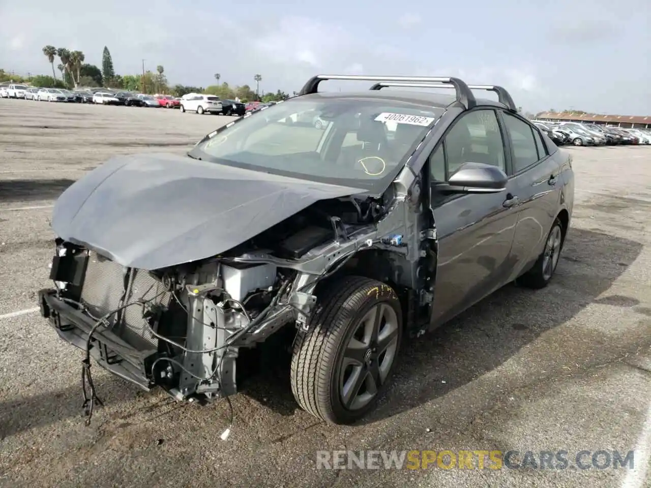 2 Photograph of a damaged car JTDKAMFU2N3158790 TOYOTA PRIUS NIGH 2022