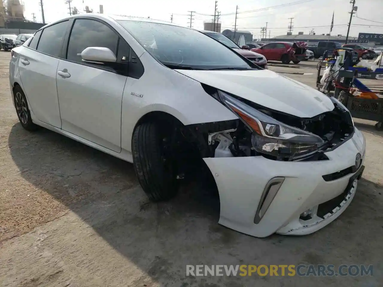 1 Photograph of a damaged car JTDKAMFU2N3159048 TOYOTA PRIUS NIGH 2022