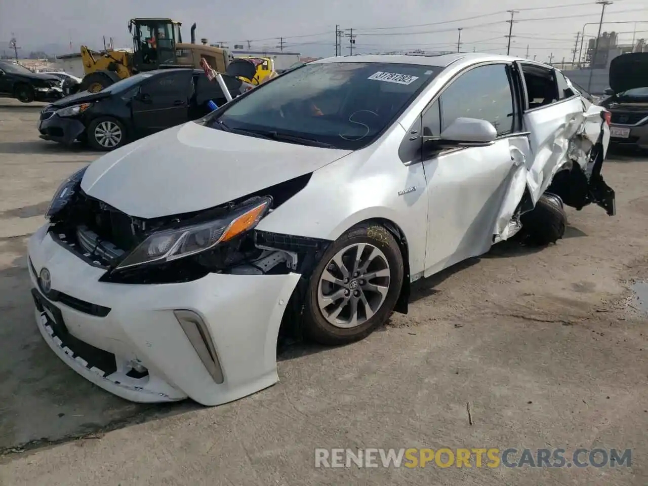 2 Photograph of a damaged car JTDKAMFU2N3159048 TOYOTA PRIUS NIGH 2022