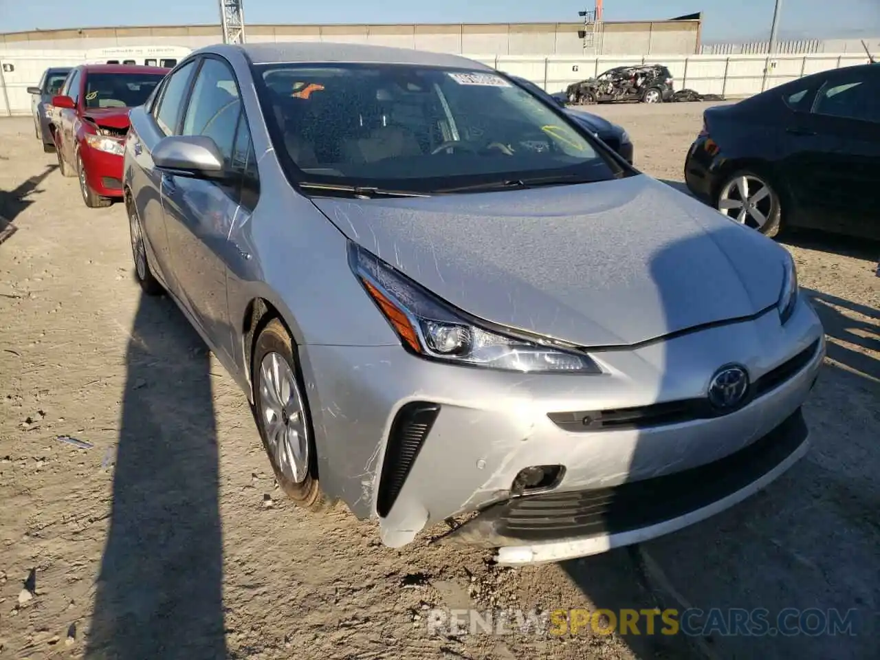 1 Photograph of a damaged car JTDKAMFU2N3160376 TOYOTA PRIUS NIGH 2022