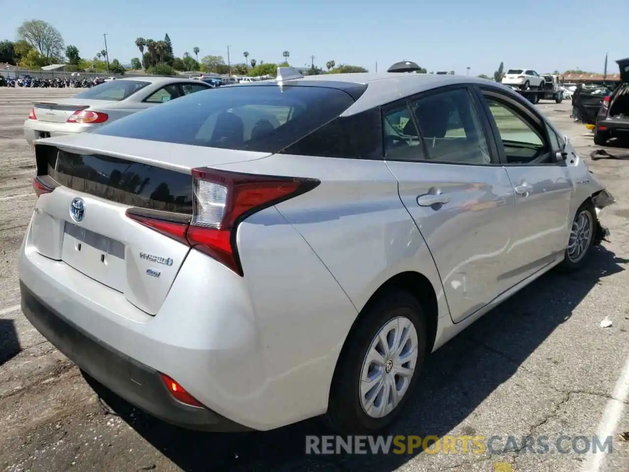 4 Photograph of a damaged car JTDKAMFU2N3161348 TOYOTA PRIUS NIGH 2022