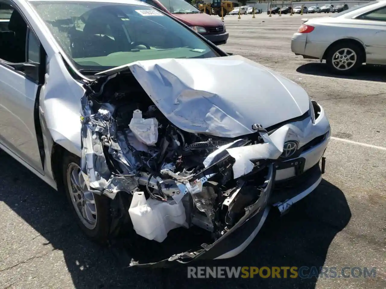 9 Photograph of a damaged car JTDKAMFU2N3161348 TOYOTA PRIUS NIGH 2022