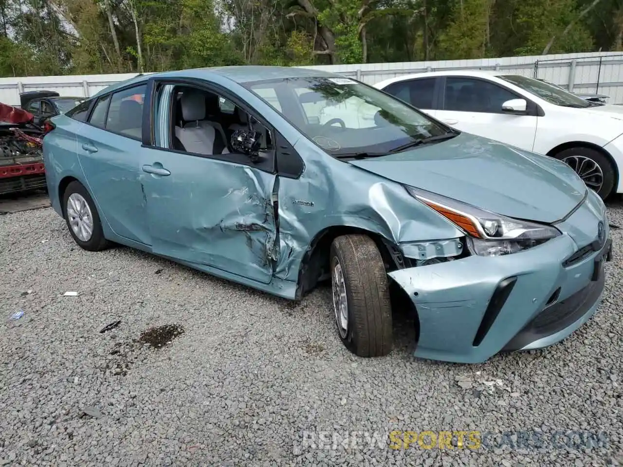 4 Photograph of a damaged car JTDKAMFU3N3153470 TOYOTA PRIUS NIGH 2022