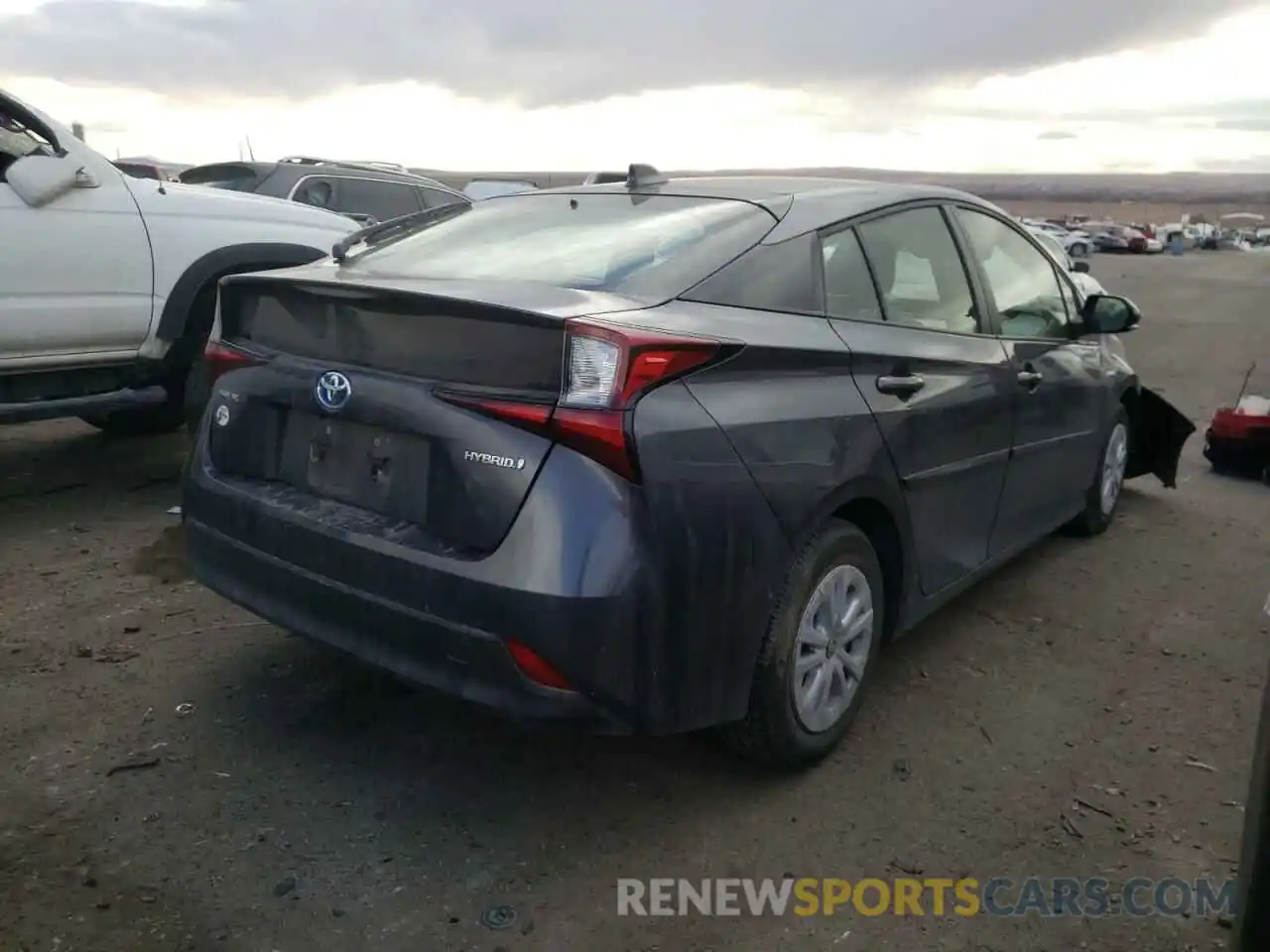 4 Photograph of a damaged car JTDKAMFU3N3153632 TOYOTA PRIUS NIGH 2022