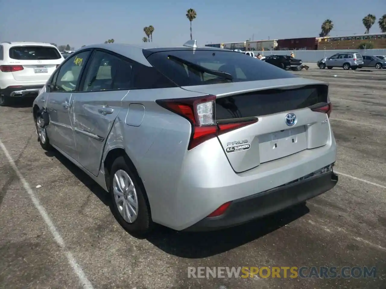 3 Photograph of a damaged car JTDKAMFU3N3157017 TOYOTA PRIUS NIGH 2022