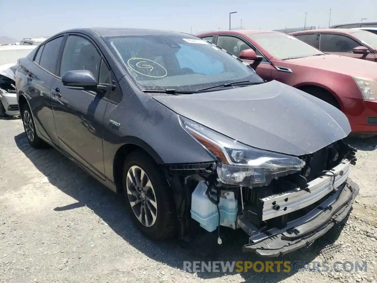 1 Photograph of a damaged car JTDKAMFU3N3157860 TOYOTA PRIUS NIGH 2022