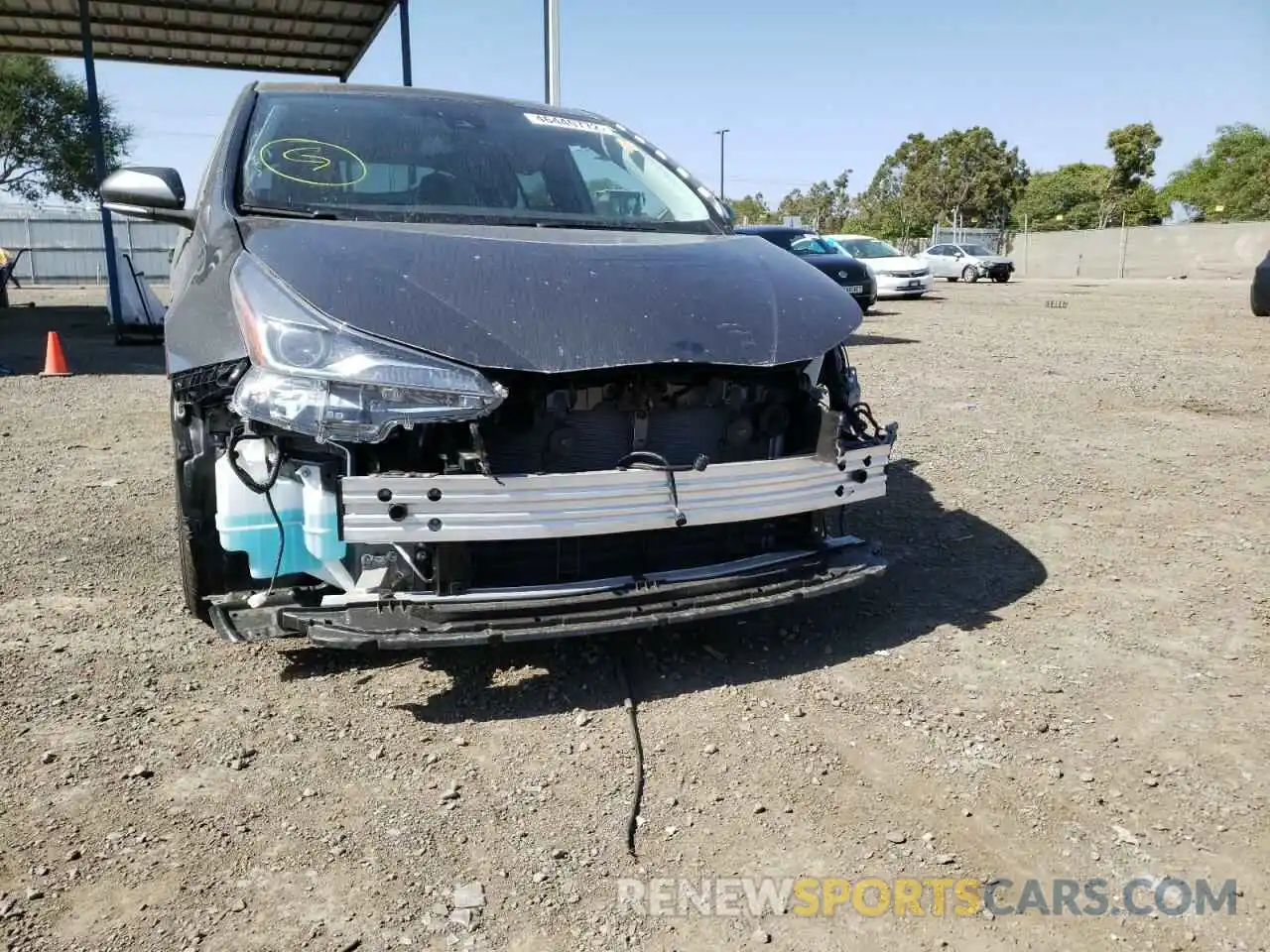 9 Photograph of a damaged car JTDKAMFU3N3157860 TOYOTA PRIUS NIGH 2022