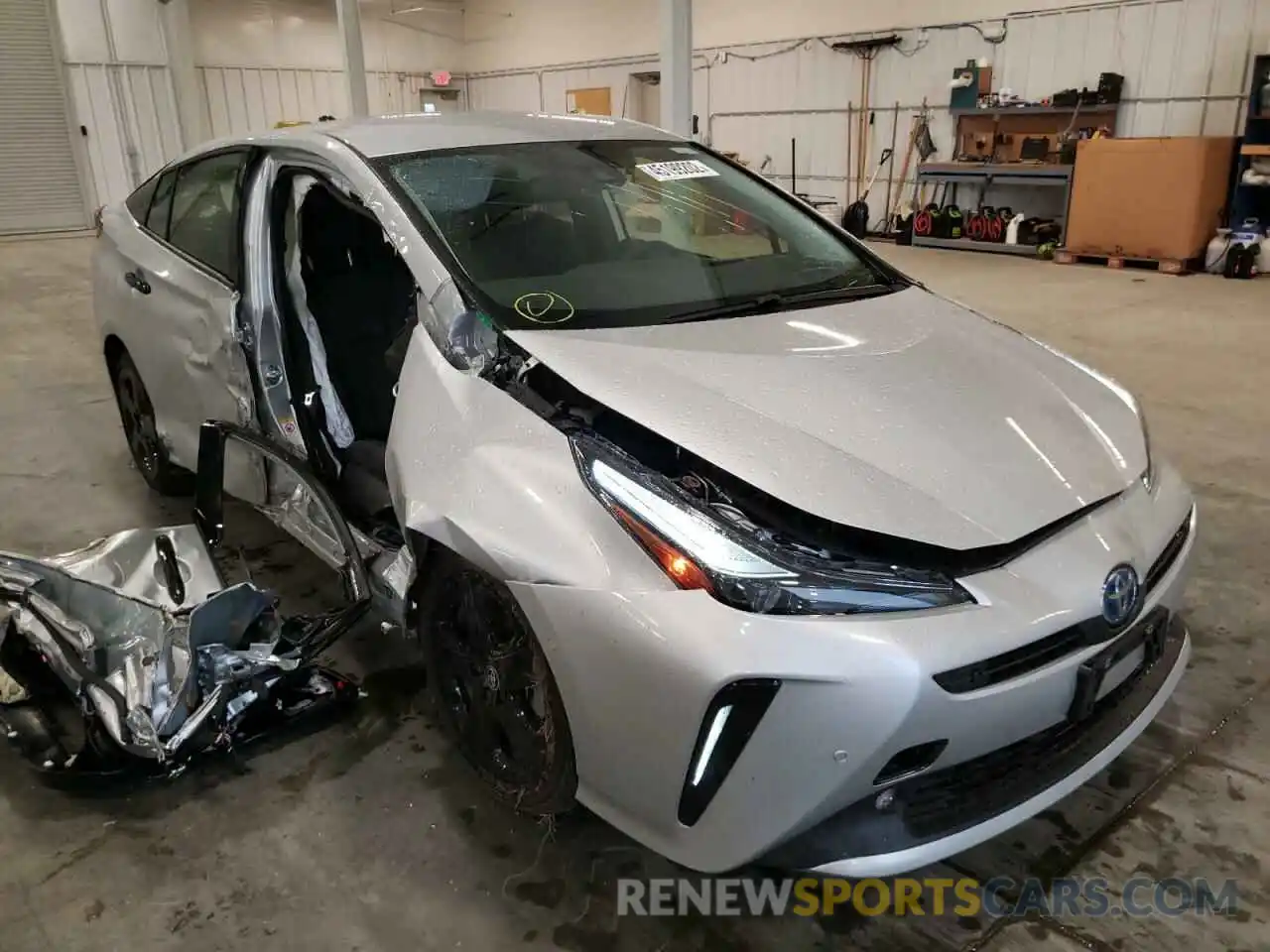 1 Photograph of a damaged car JTDKAMFU3N3161388 TOYOTA PRIUS NIGH 2022