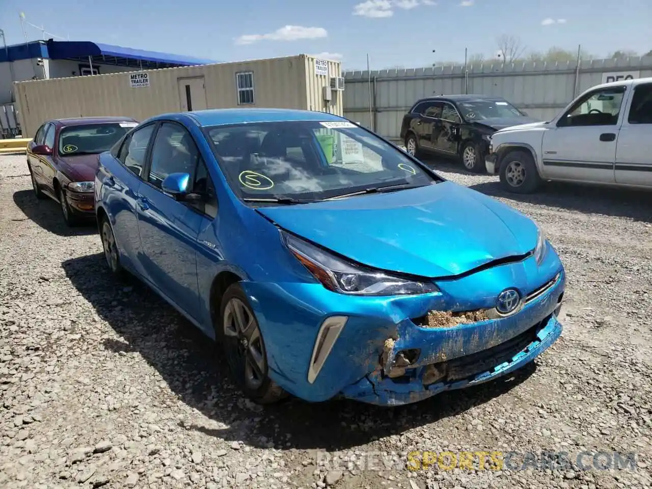 1 Photograph of a damaged car JTDKAMFU3N3166445 TOYOTA PRIUS NIGH 2022