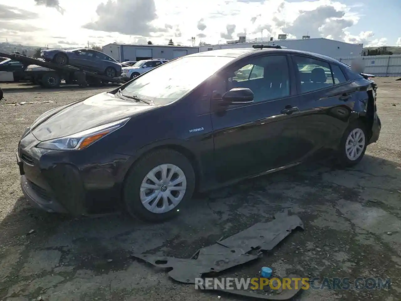 1 Photograph of a damaged car JTDKAMFU3N3179504 TOYOTA PRIUS NIGH 2022