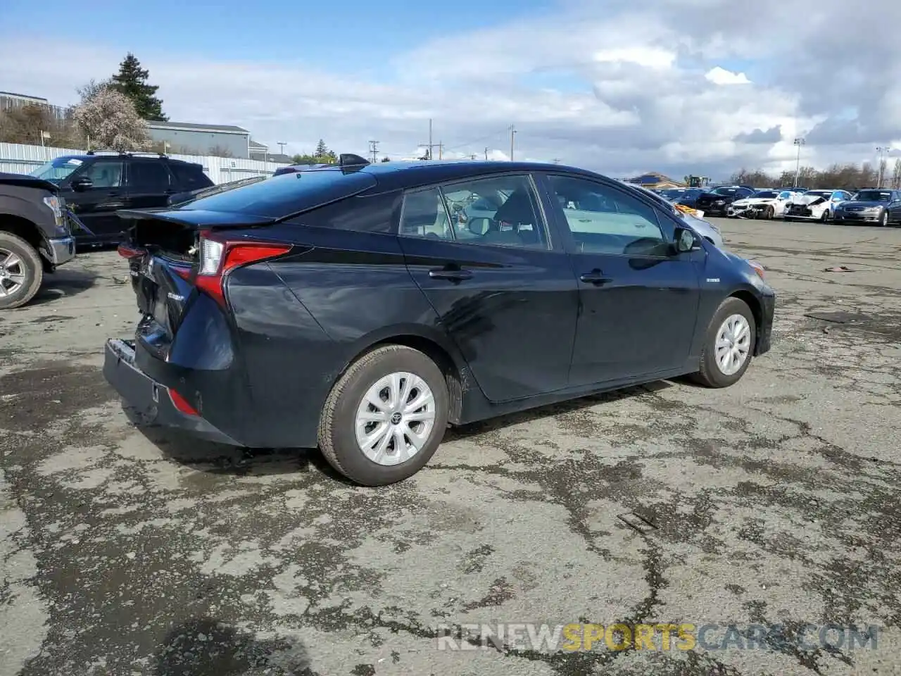 3 Photograph of a damaged car JTDKAMFU3N3179504 TOYOTA PRIUS NIGH 2022