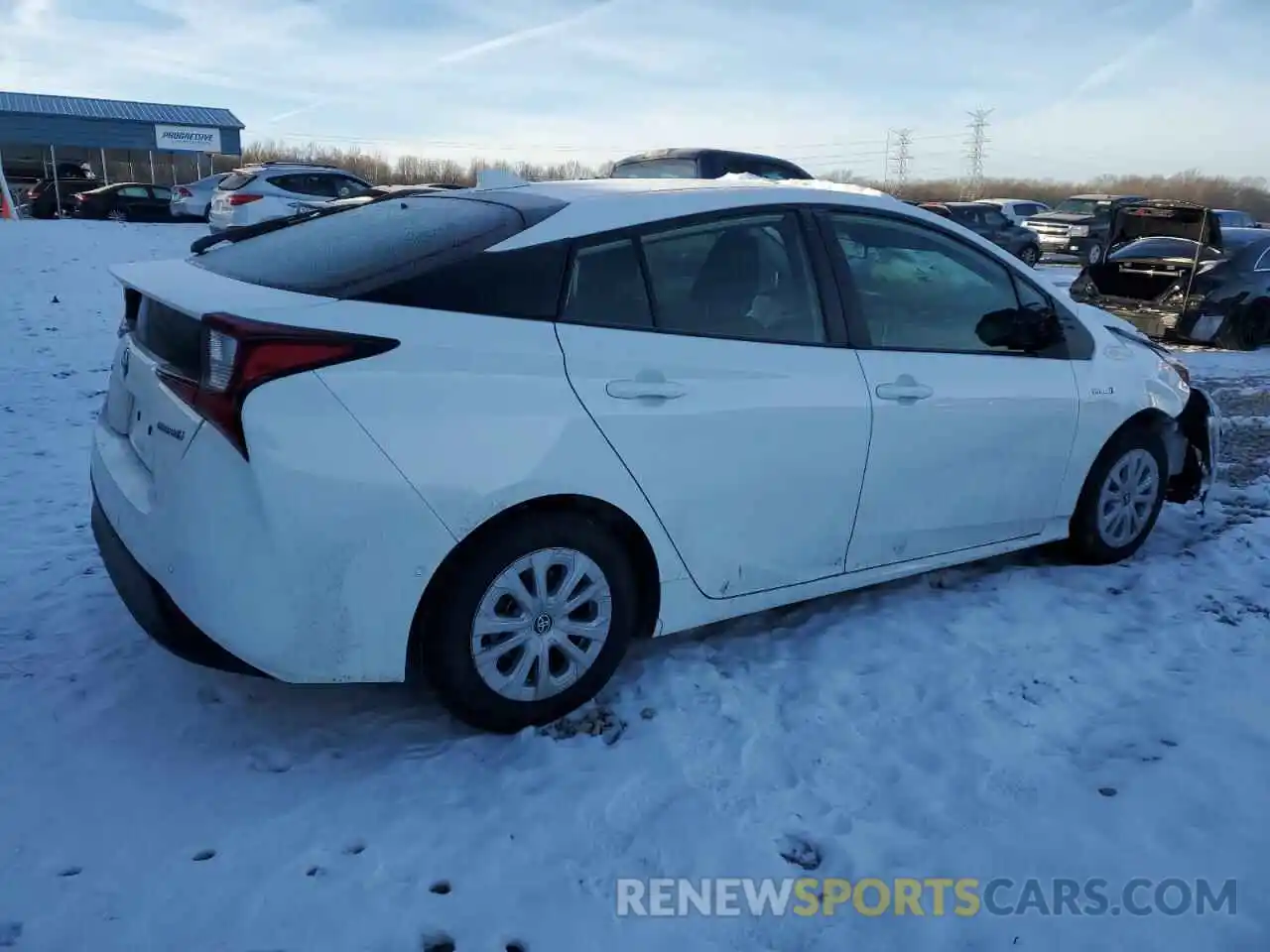 3 Photograph of a damaged car JTDKAMFU3N3181107 TOYOTA PRIUS NIGH 2022