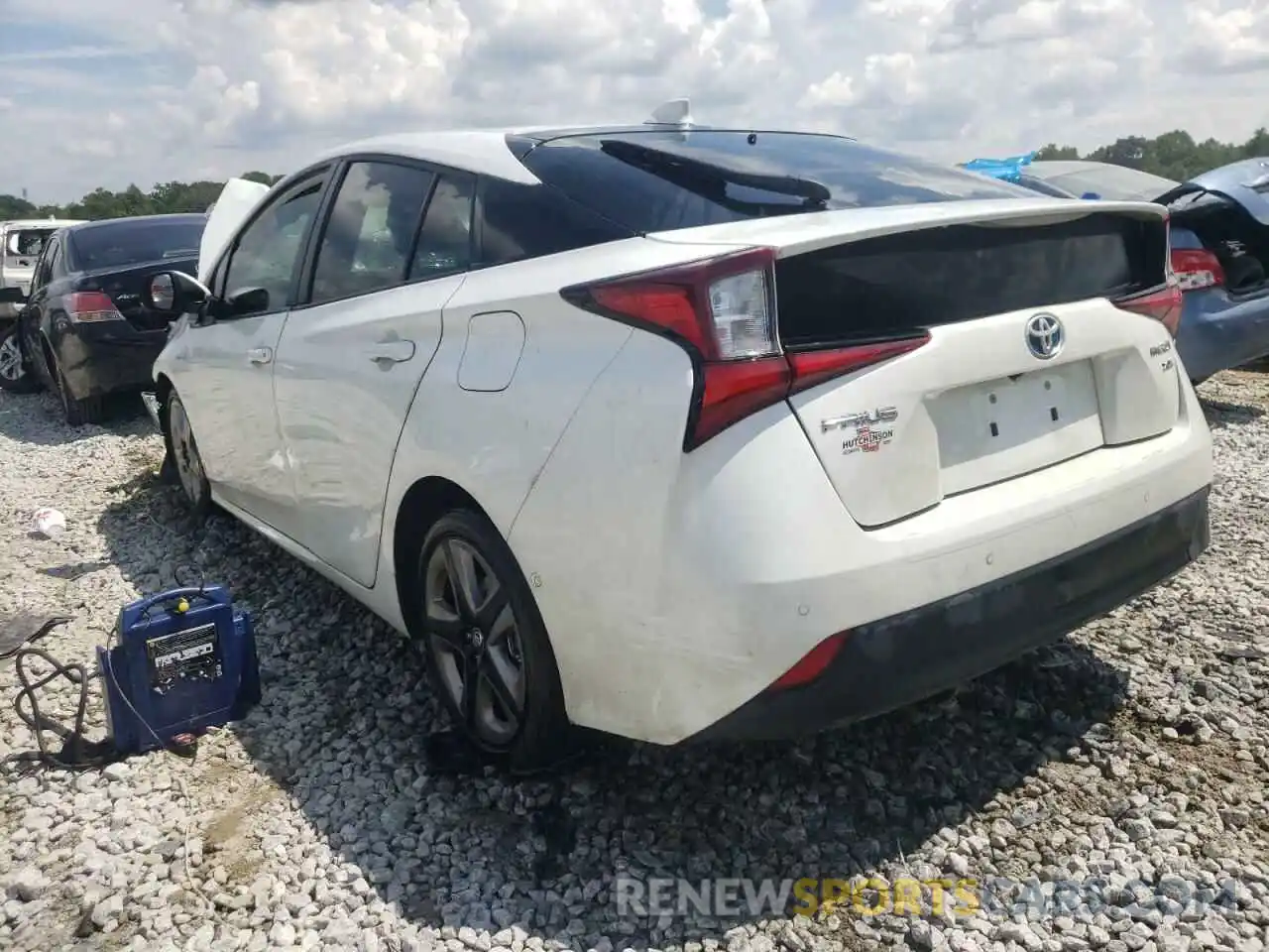 3 Photograph of a damaged car JTDKAMFU4N3157950 TOYOTA PRIUS NIGH 2022