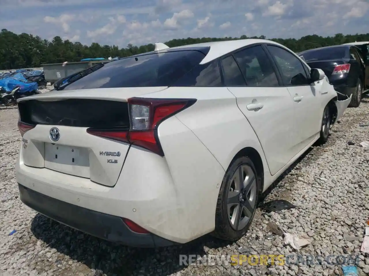 4 Photograph of a damaged car JTDKAMFU4N3157950 TOYOTA PRIUS NIGH 2022