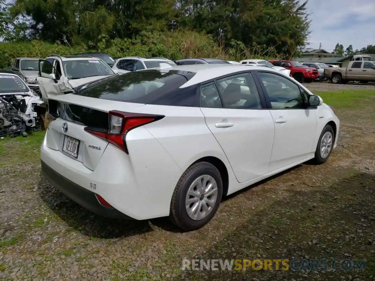 4 Photograph of a damaged car JTDKAMFU4N3159603 TOYOTA PRIUS NIGH 2022