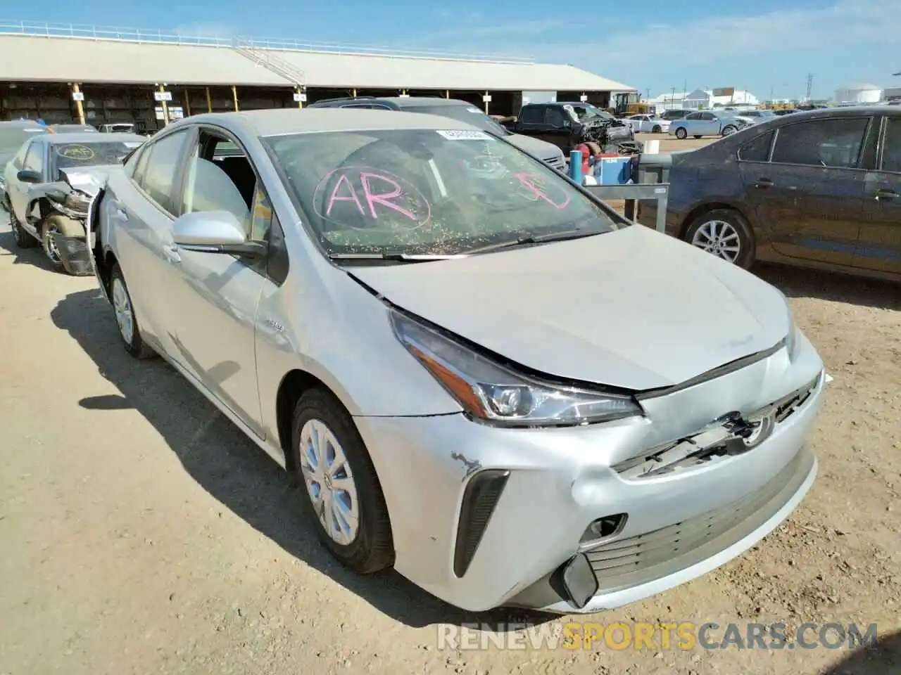 1 Photograph of a damaged car JTDKAMFU4N3160816 TOYOTA PRIUS NIGH 2022