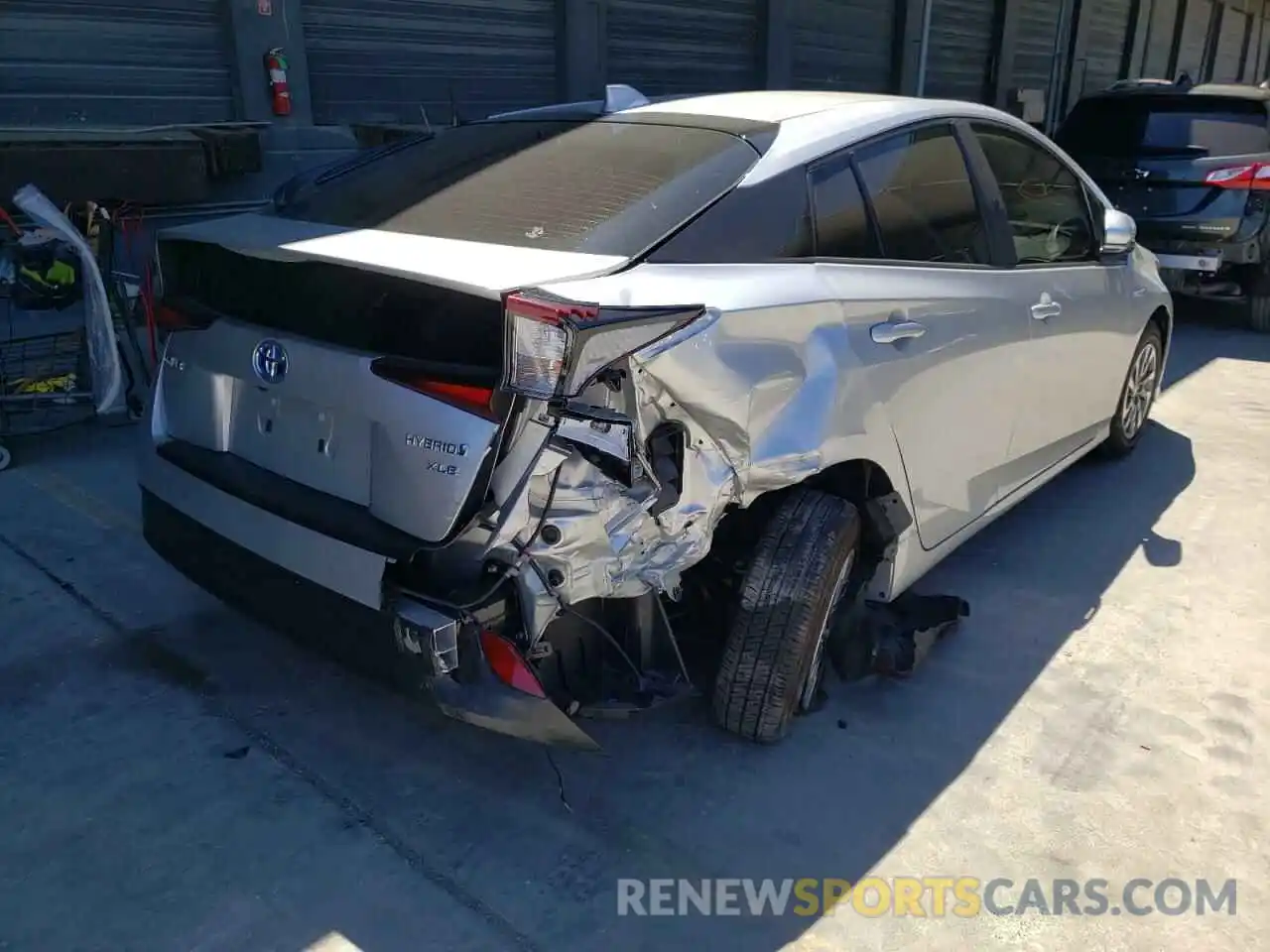 4 Photograph of a damaged car JTDKAMFU4N3162274 TOYOTA PRIUS NIGH 2022