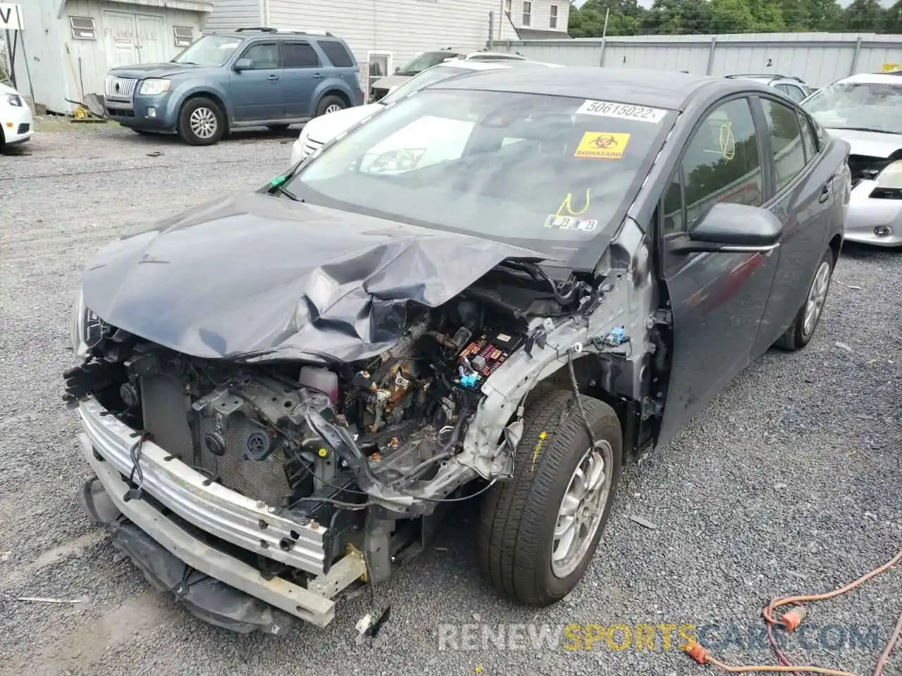 2 Photograph of a damaged car JTDKAMFU4N3162730 TOYOTA PRIUS NIGH 2022