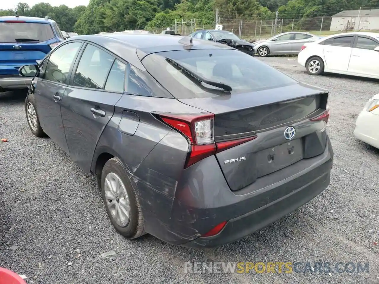 3 Photograph of a damaged car JTDKAMFU4N3162730 TOYOTA PRIUS NIGH 2022