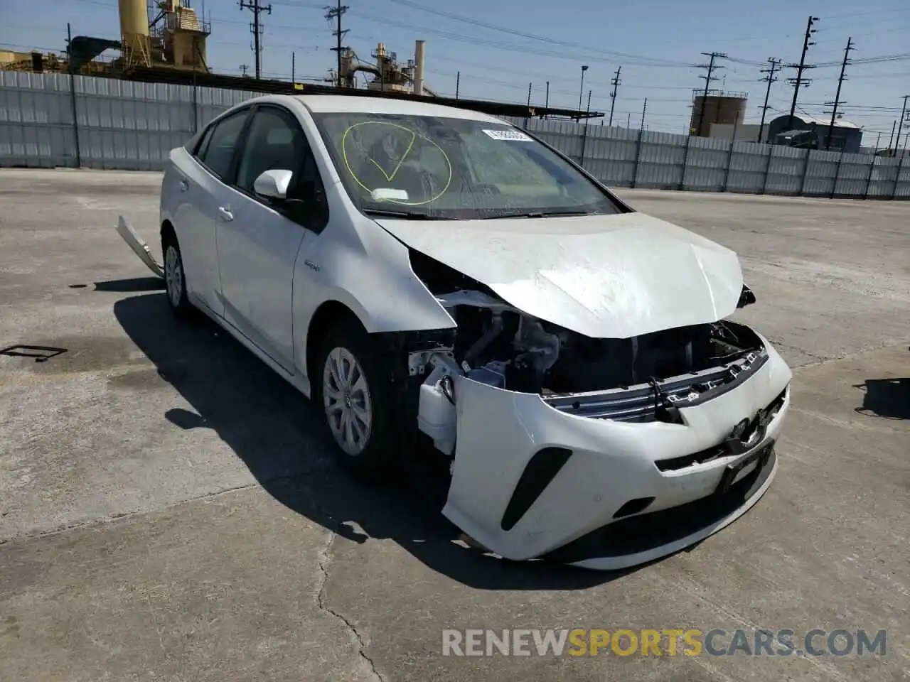 1 Photograph of a damaged car JTDKAMFU4N3164526 TOYOTA PRIUS NIGH 2022