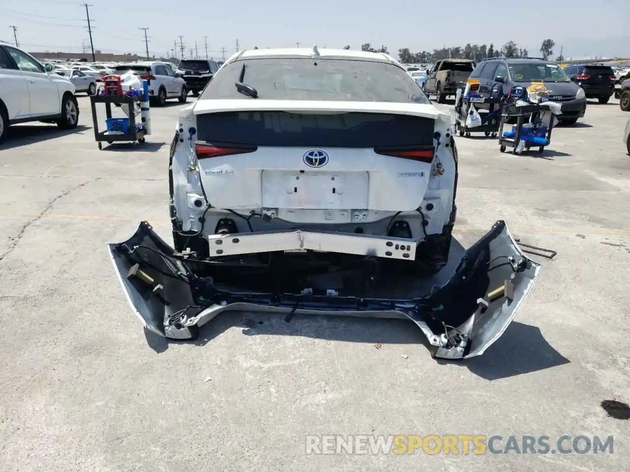 9 Photograph of a damaged car JTDKAMFU4N3164526 TOYOTA PRIUS NIGH 2022