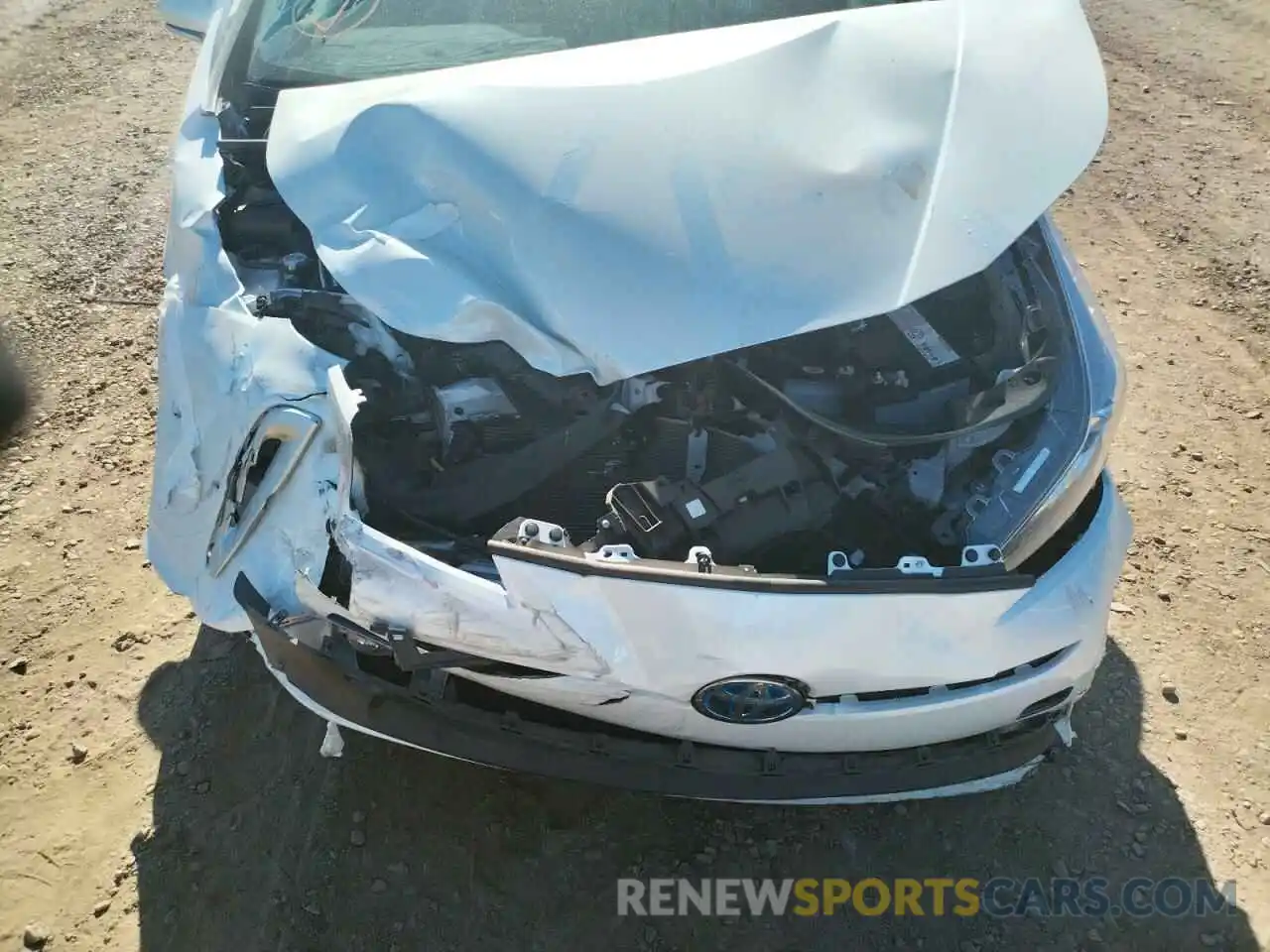 9 Photograph of a damaged car JTDKAMFU4N3166776 TOYOTA PRIUS NIGH 2022