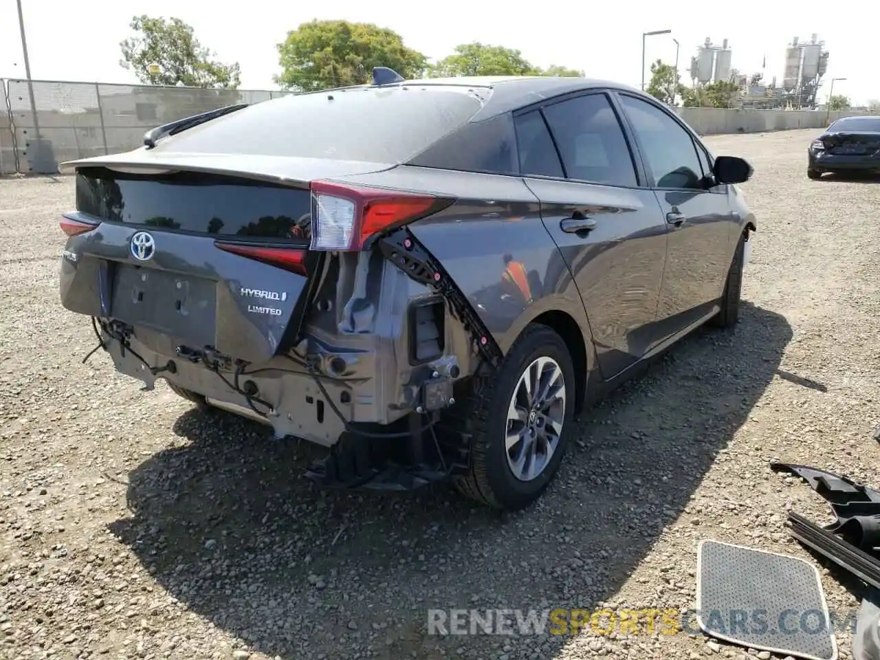 4 Photograph of a damaged car JTDKAMFU5N3156774 TOYOTA PRIUS NIGH 2022