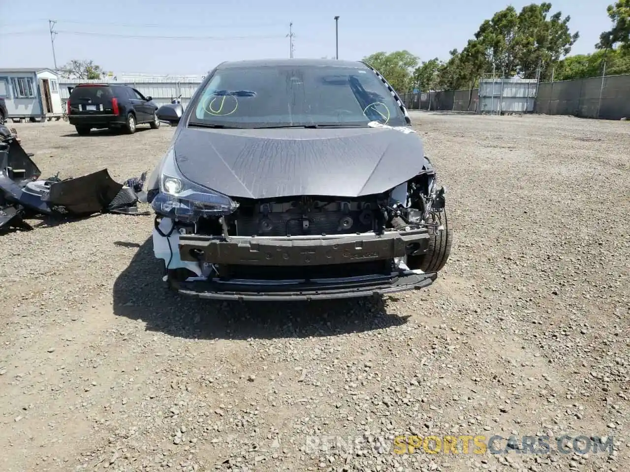 9 Photograph of a damaged car JTDKAMFU5N3156774 TOYOTA PRIUS NIGH 2022