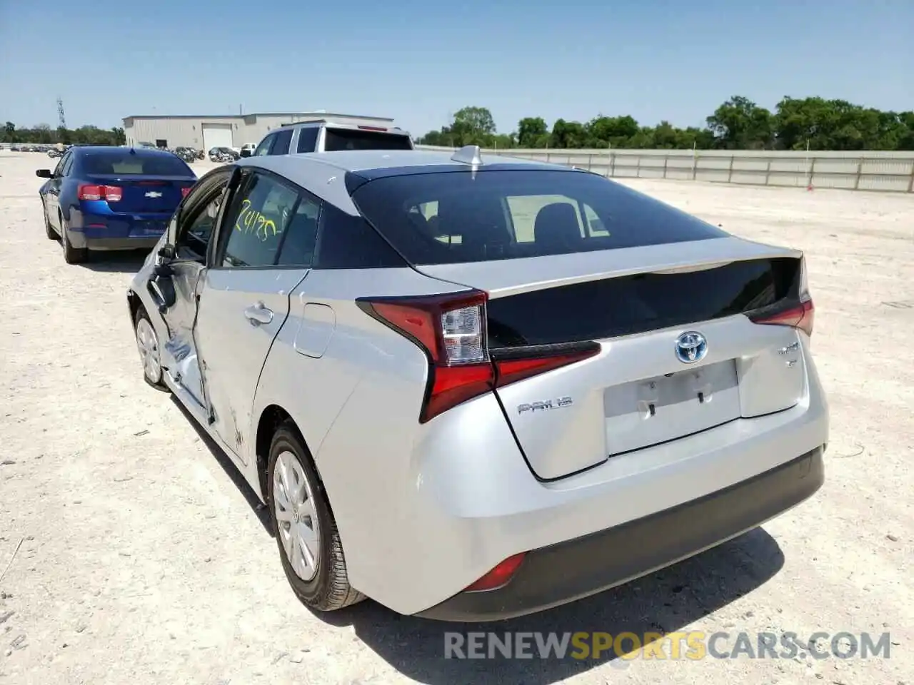 3 Photograph of a damaged car JTDKAMFU5N3159058 TOYOTA PRIUS NIGH 2022