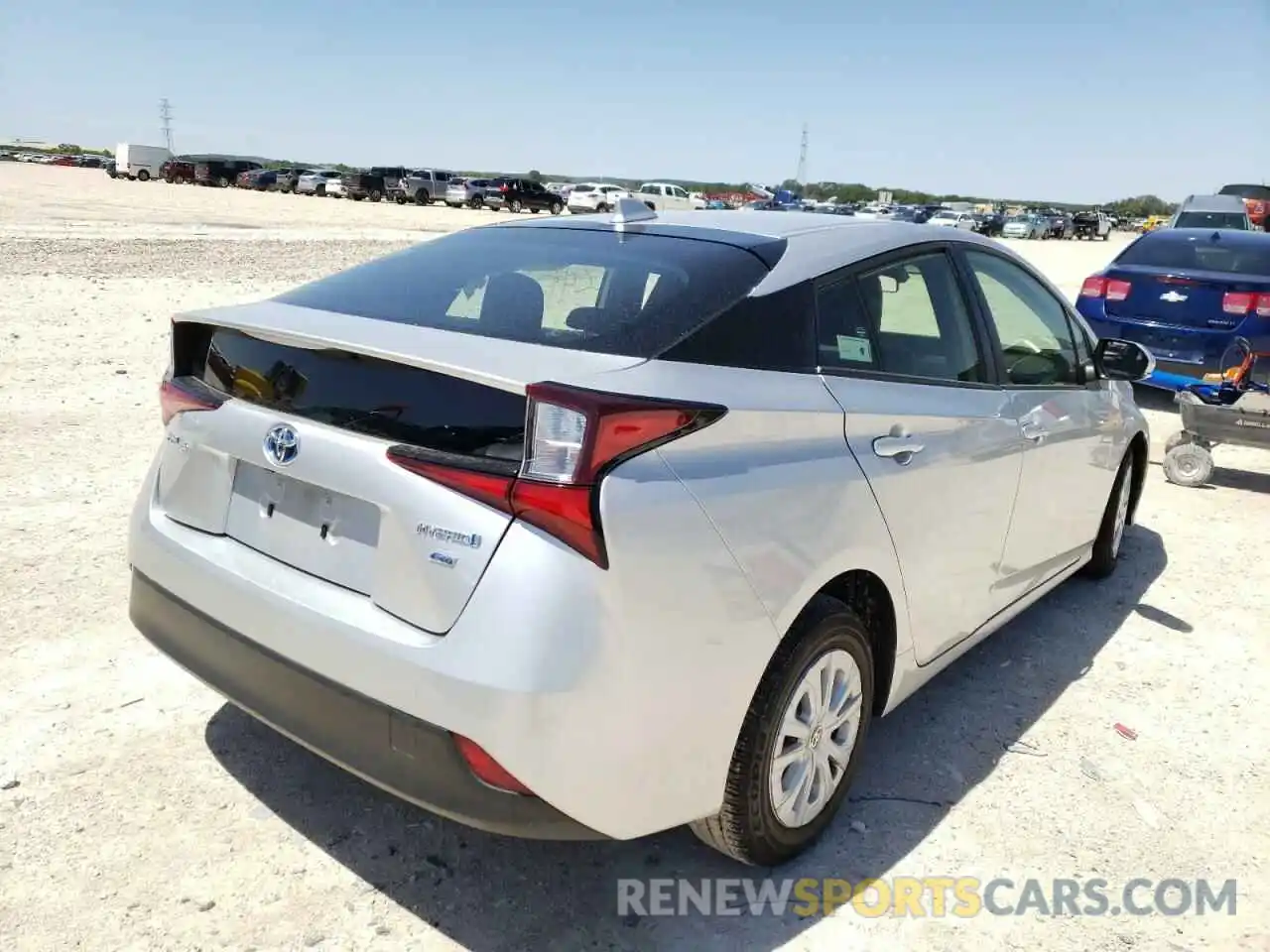 4 Photograph of a damaged car JTDKAMFU5N3159058 TOYOTA PRIUS NIGH 2022