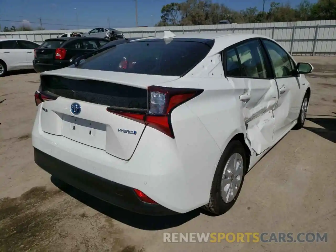 4 Photograph of a damaged car JTDKAMFU5N3159481 TOYOTA PRIUS NIGH 2022