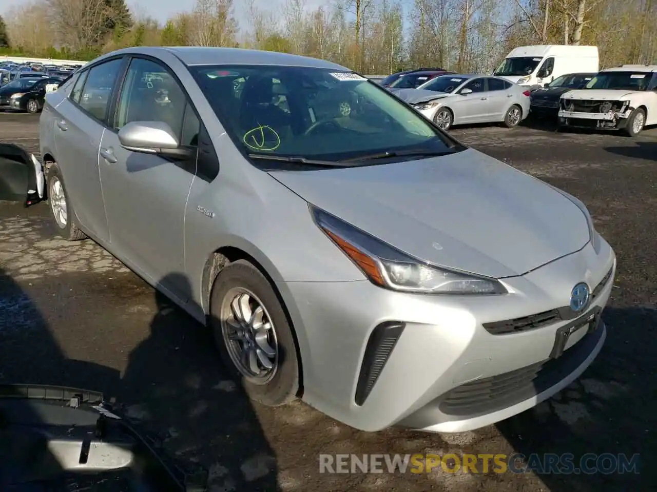 1 Photograph of a damaged car JTDKAMFU5N3159805 TOYOTA PRIUS NIGH 2022