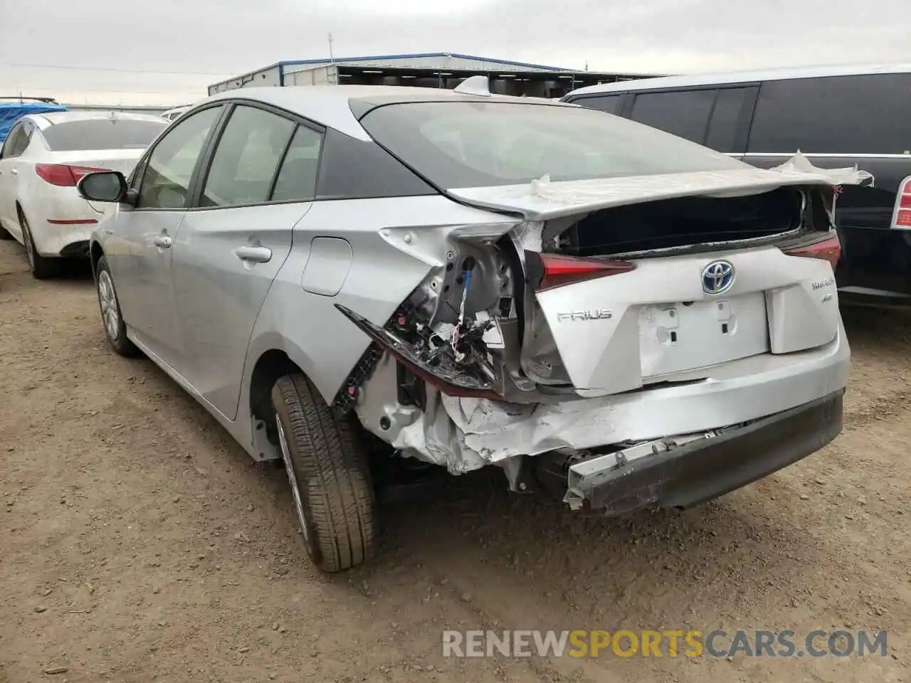 3 Photograph of a damaged car JTDKAMFU5N3160937 TOYOTA PRIUS NIGH 2022