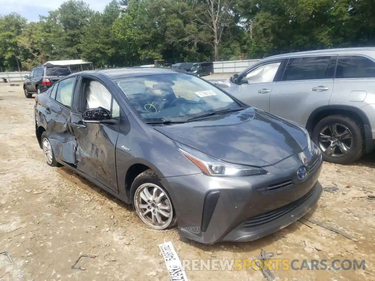 1 Photograph of a damaged car JTDKAMFU5N3163093 TOYOTA PRIUS NIGH 2022