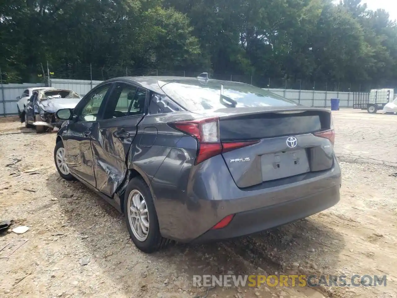 3 Photograph of a damaged car JTDKAMFU5N3163093 TOYOTA PRIUS NIGH 2022