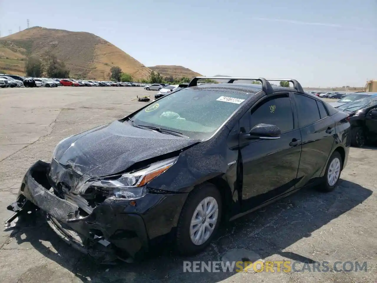 2 Photograph of a damaged car JTDKAMFU5N3165457 TOYOTA PRIUS NIGH 2022