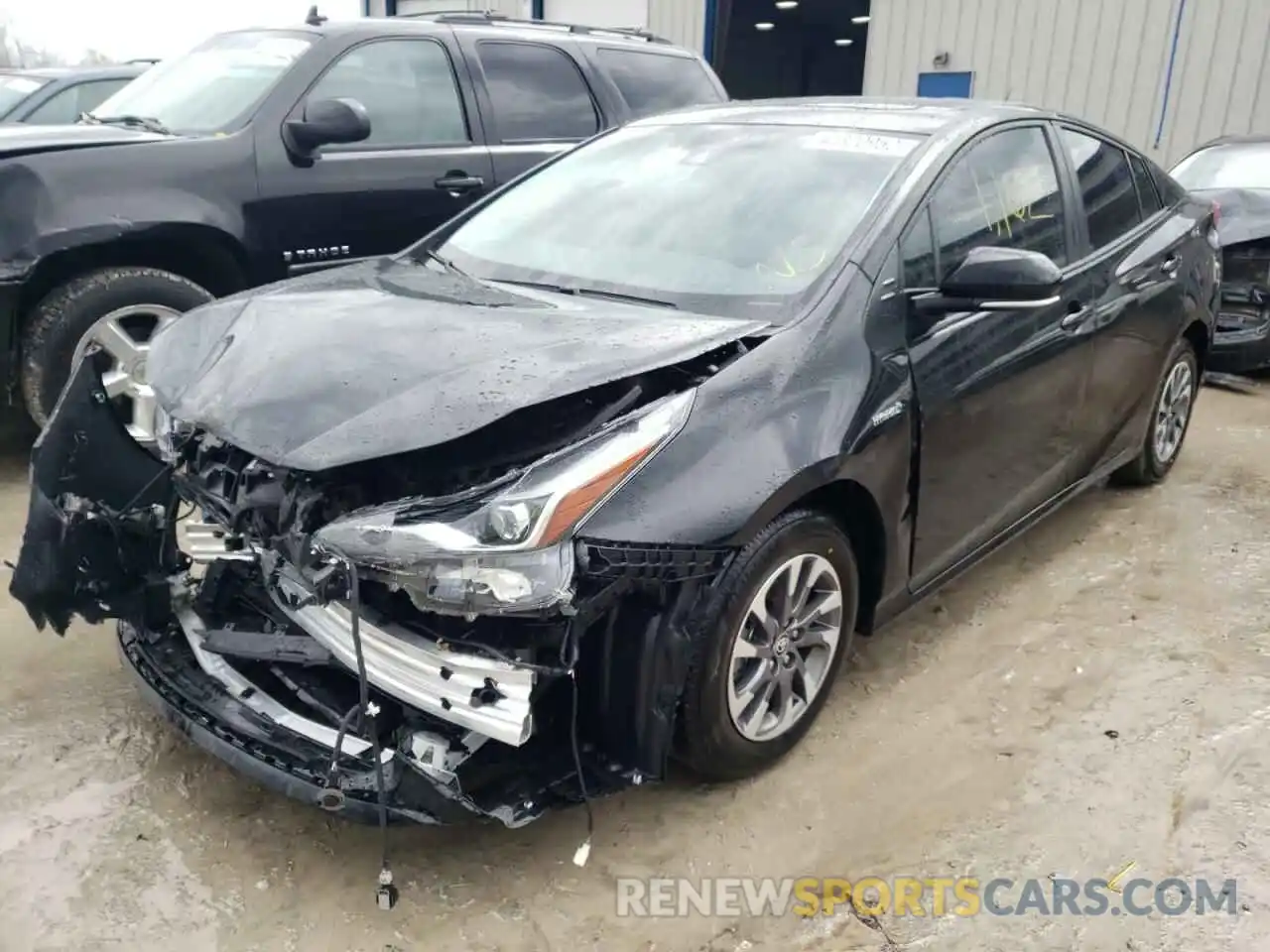 2 Photograph of a damaged car JTDKAMFU5N3168178 TOYOTA PRIUS NIGH 2022