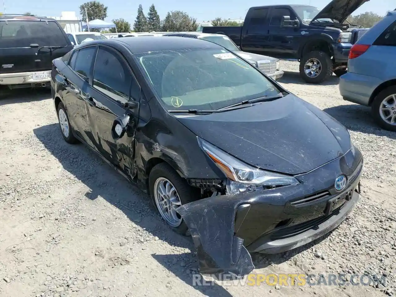 1 Photograph of a damaged car JTDKAMFU5N3172408 TOYOTA PRIUS NIGH 2022