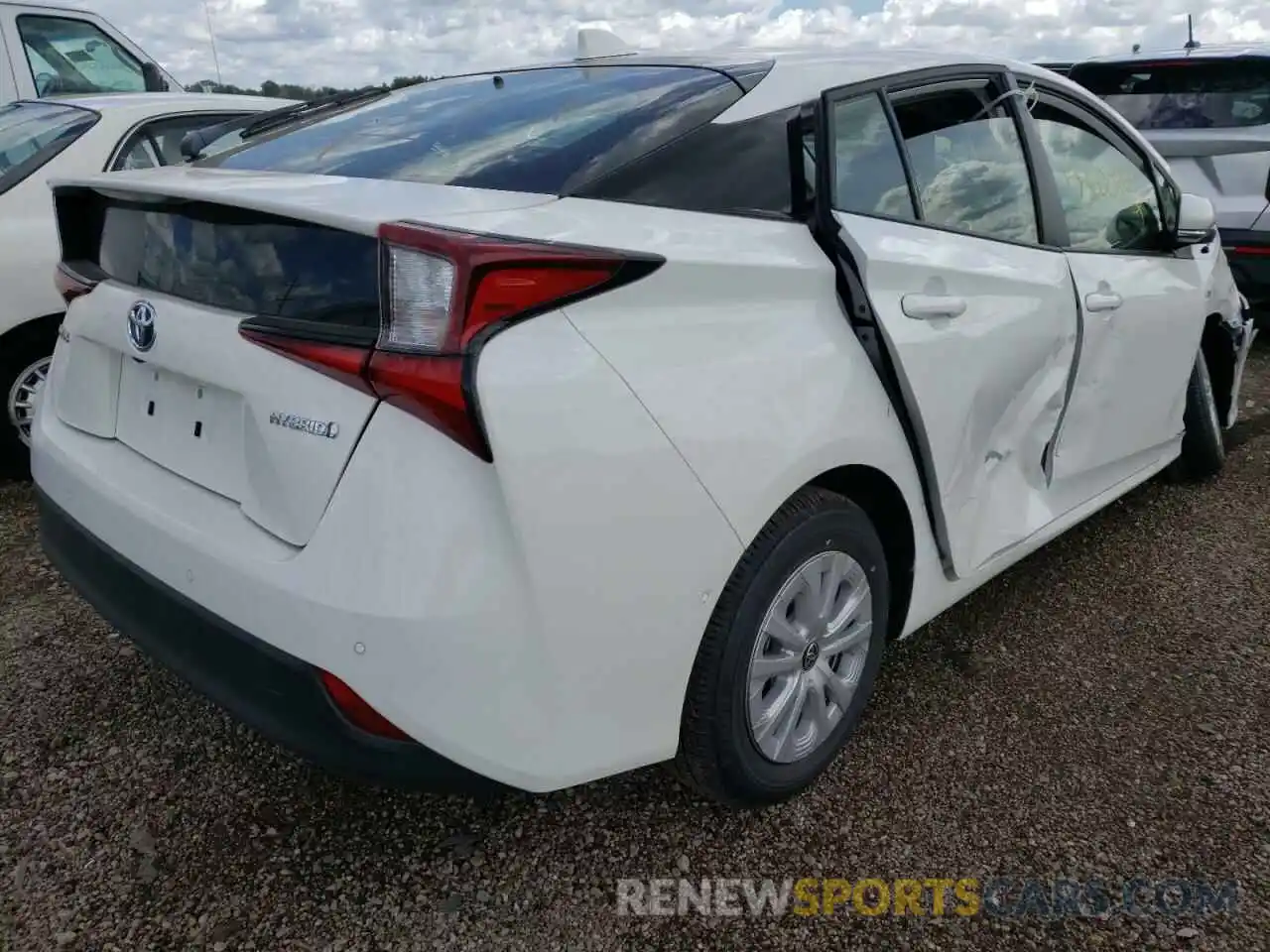 4 Photograph of a damaged car JTDKAMFU5N3173638 TOYOTA PRIUS NIGH 2022