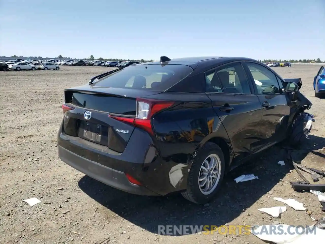 4 Photograph of a damaged car JTDKAMFU6N3154855 TOYOTA PRIUS NIGH 2022