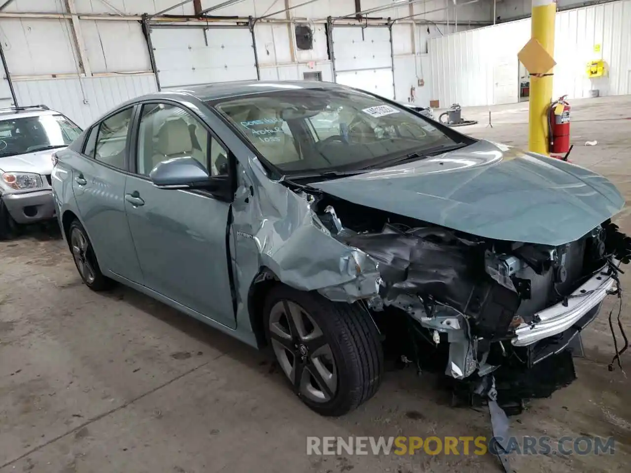 1 Photograph of a damaged car JTDKAMFU6N3154970 TOYOTA PRIUS NIGH 2022