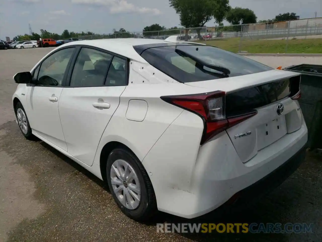 3 Photograph of a damaged car JTDKAMFU6N3157917 TOYOTA PRIUS NIGH 2022