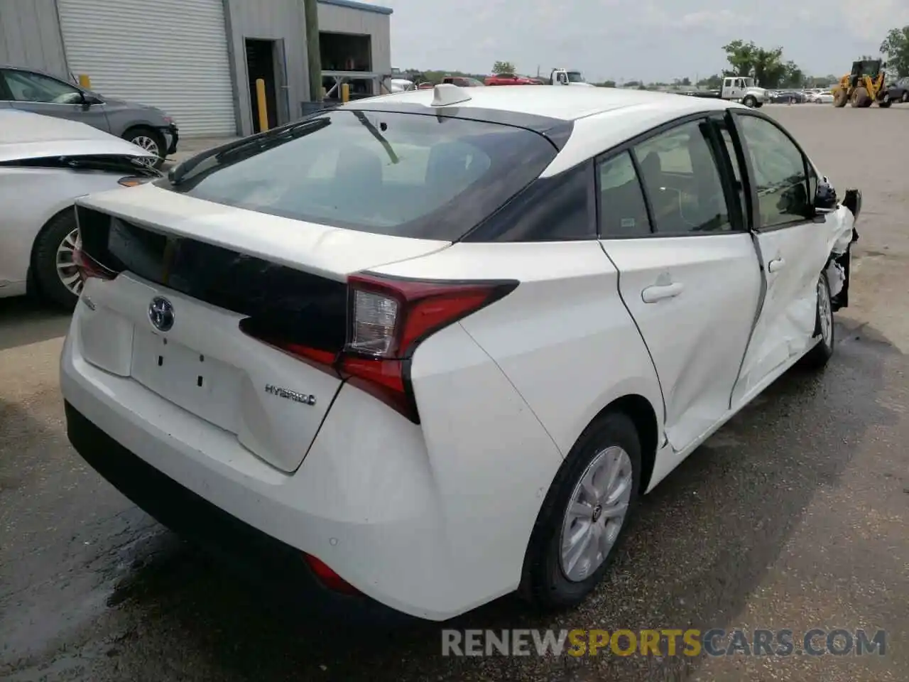 4 Photograph of a damaged car JTDKAMFU6N3157917 TOYOTA PRIUS NIGH 2022