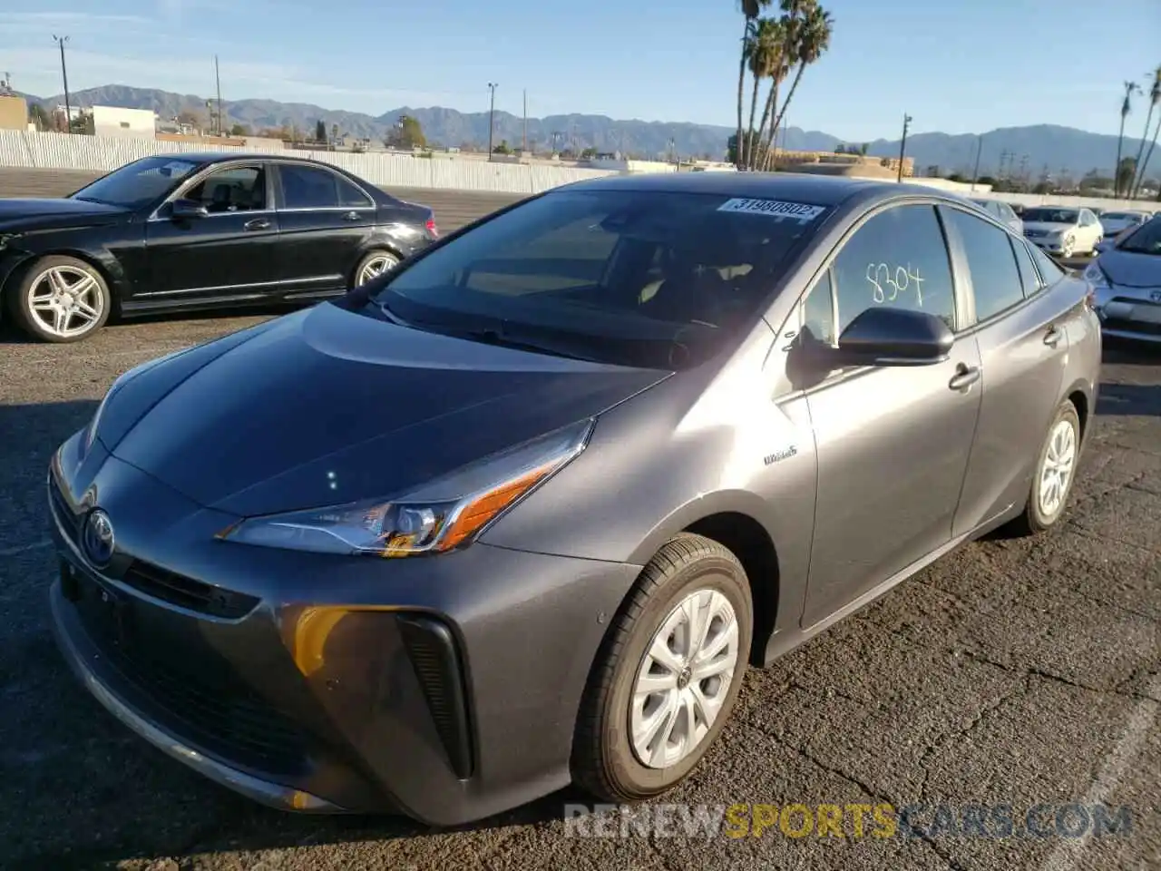 2 Photograph of a damaged car JTDKAMFU6N3158677 TOYOTA PRIUS NIGH 2022