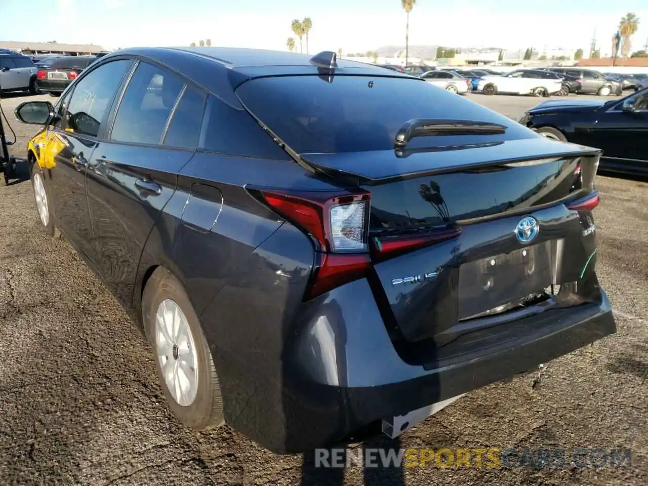 3 Photograph of a damaged car JTDKAMFU6N3158677 TOYOTA PRIUS NIGH 2022