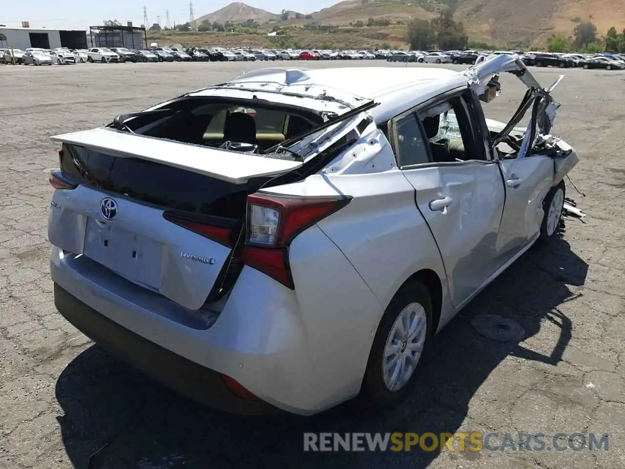 4 Photograph of a damaged car JTDKAMFU6N3159540 TOYOTA PRIUS NIGH 2022