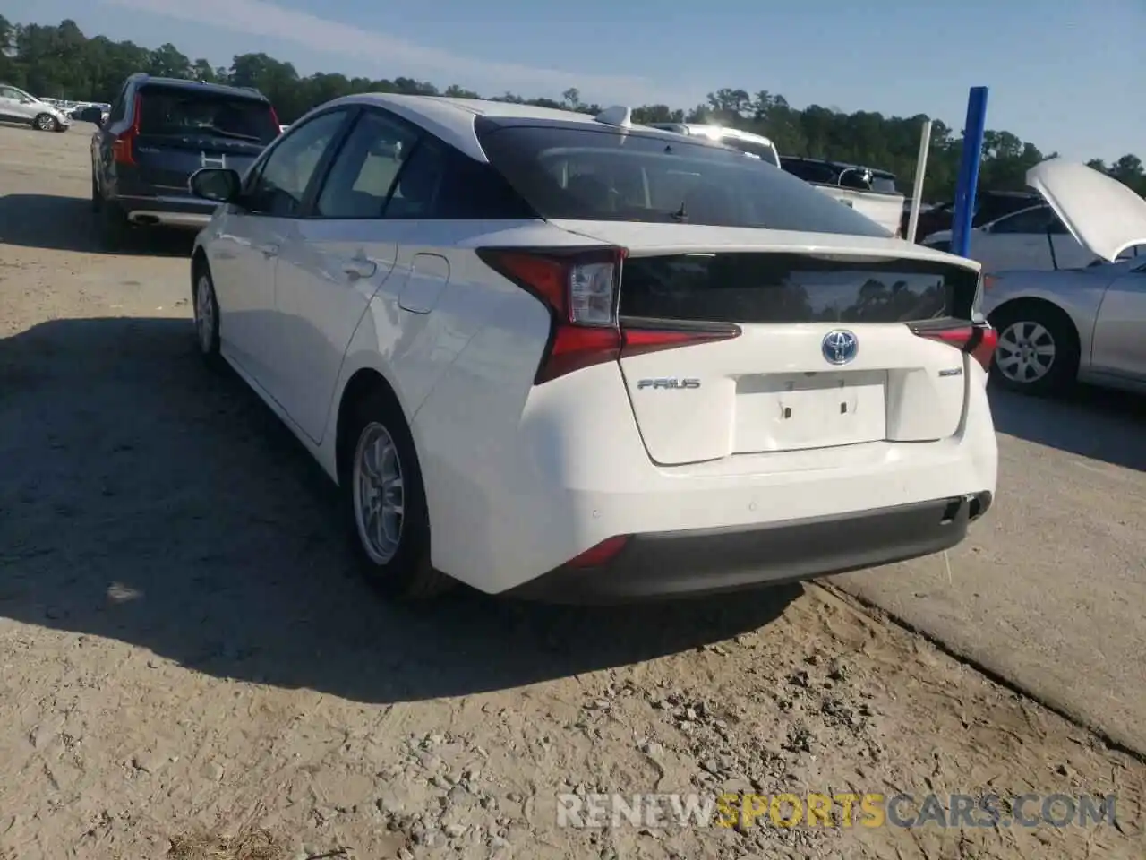 3 Photograph of a damaged car JTDKAMFU6N3159988 TOYOTA PRIUS NIGH 2022