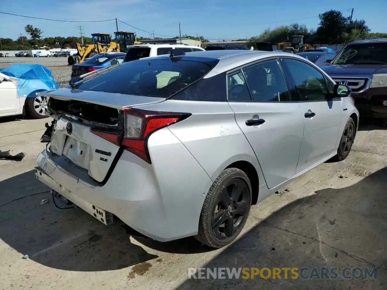 4 Photograph of a damaged car JTDKAMFU6N3161286 TOYOTA PRIUS NIGH 2022